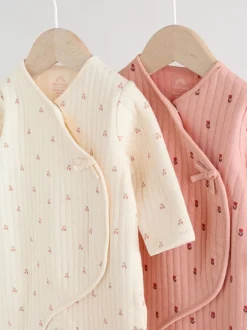 Next Rose/Crème - Lot de 2 dors-bien matelassés bébé Best