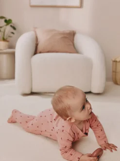 Next Rose/Crème - Lot de 2 dors-bien matelassés bébé Best