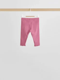 Next Rose/crème fleur - Ensemble Bébé Manches longues et Leggings 8 Pieces (0mois-2ans) New