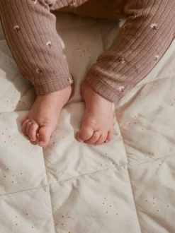 Next - Ensemble haut à manches longues et leggings 6 pièces (0mois-3ans) Rose/Crème/Marron Imprimé Best