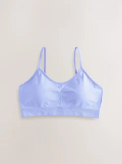 Next Rose/Lilac - Lot de 2 crop tops à bretelles sans coutures avec tasses amovibles légèrement rembourrées (7-16ans) Hot