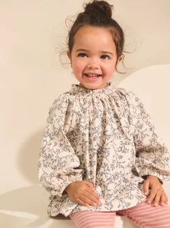 Next Rose/neutre - Hauts brodés à manches longues (3mois-7ans) Online