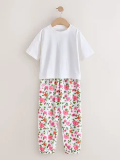 Next Rose/Noir - Lot de 3 pyjamas fleuris (3-16ans) Online