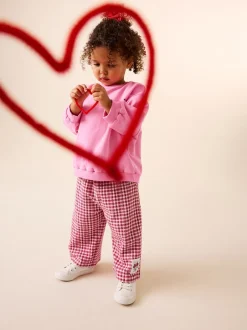 Next Rose/rouge - Disney Ensemble haut et pantalon à manches longues Minnie Mouse (3mois7ans) Best