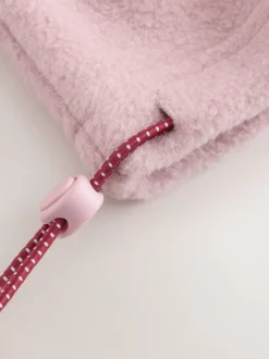 Next Rose/rouge bordeaux - Polaire graphique à demi-zippée Discount