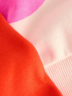 Next - Ensemble Sweat-shirt et jogging Coupe ballon (3mois -7ans) Rose/rouge motif cœurs Online