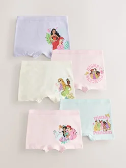 Next Rose/Violet - Disney Princesses Shorts Slips 5 Lot (2-12ans)
