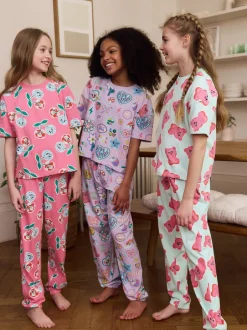 Next Rose/Violet - Lot de 3 joggings de pyjama (3-16ans) Sale