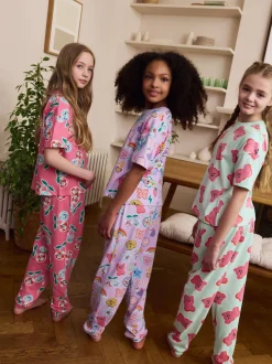 Next Rose/Violet - Lot de 3 joggings de pyjama (3-16ans) Sale