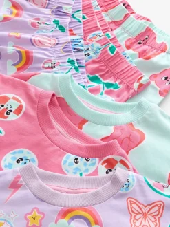 Next Rose/Violet - Lot de 3 joggings de pyjama (3-16ans) Sale