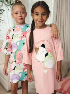 Next Rose/Violet - Squishmallows Nighties 2 Pack (5-14ans) Clearance