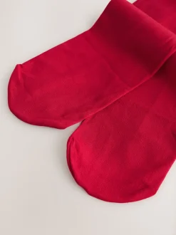 Next Rouge - 80 Collants scolaires de 0 denier