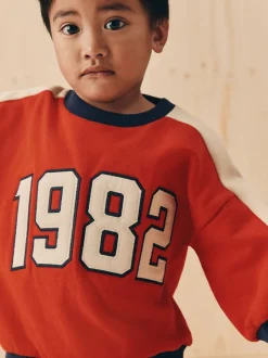 Next - Sweat imprimé All-over Col rond (3mois -7ans) Rouge 1982 Sale