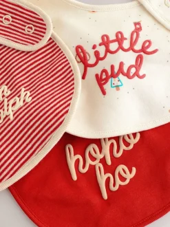 Next Rouge - Bébé BIBS 3 Pack Clearance