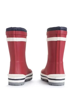 Start Rite Rouge - Bottes en caoutchouc Start-Rite Big Little Puddle nouées Clearance