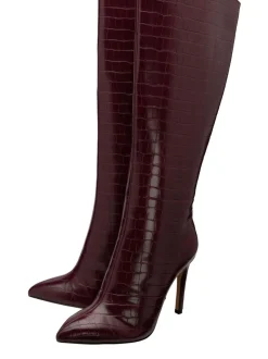 Ravel Rouge - Bottes hauteur genou à talons Clearance