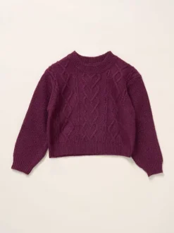 Miss Rouge - Ensemble pull et jupe en maille Clearance