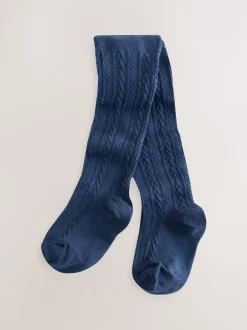 Next Rouge - Jupe à nœud en tartan avec collants bleu marine (3mois7ans) Sale