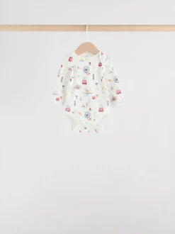 Next Rouge - Lot de 5 bodies à manches longues Bébé London New