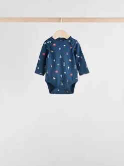 Next Rouge - Lot de 5 bodies à manches longues Bébé London New