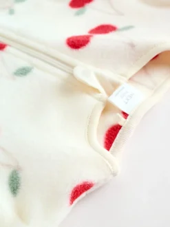 Next Rouge - Lot de 2 dors-bien bébé en micro polaire avec fermeture éclair bidirectionnelle Outlet