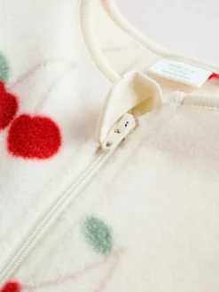 Next Rouge - Lot de 2 dors-bien bébé en micro polaire avec fermeture éclair bidirectionnelle Outlet