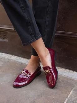 Novo Rouge - Mocassins à bordure celeste avec anneau Hot