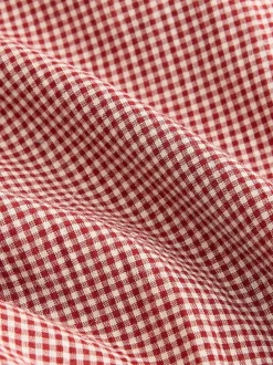 Next Rouge - Pantalons Jambe large Vichy Best