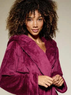 KBX Rouge - Peignoir Rosa duveteux Hot
