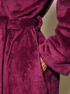 KBX Rouge - Peignoir Rosa duveteux Hot