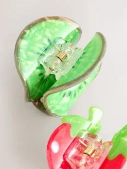 Next Rouge - Pinces à cheveux fraise et kiwi