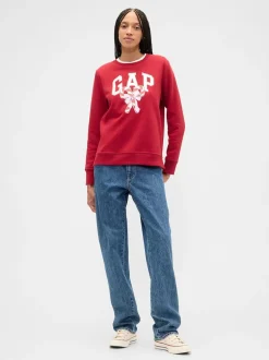 Gap - Sweat décontracté à logo Rouge Best