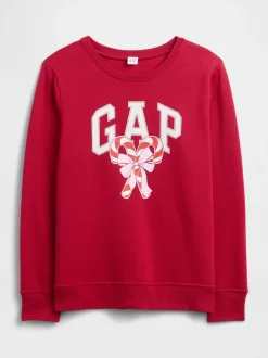 Gap - Sweat décontracté à logo Rouge Best