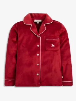 The Little Tailor Rouge - Kids Pyjama de Noël en velours doux de luxe Outlet