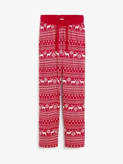 The Little Tailor Rouge - - Pyjama de Noël à motif Fair Isle de renne pour homme New