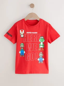 Next Rouge - T-shirt Mario Gaming (3-16ans) Best