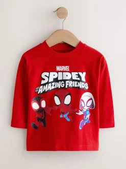 Next Rouge - T-shirt Marvel à manches longues (6mois-8ans) Discount