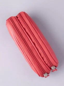 Lakeland Leather - Étui Lakeland en cuir à deux verres Rouge New