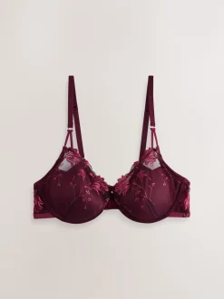 Next Rouge baie - Soutien-gorge brodé haut de gamme Sale