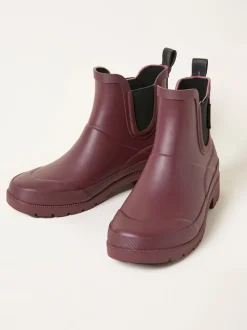 Fat Face Rouge bordeaux - Bottes de pluie en caoutchouc FatFace Online