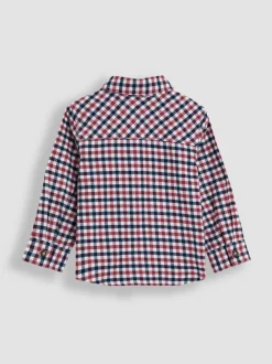 Jojo Maman Bébé Rouge bordeaux - Chemise brossée Online