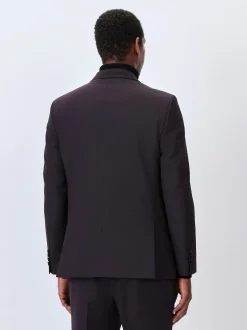 Next Rouge bordeaux - Coupe sur mesure - Veste de smoking à revers inset New