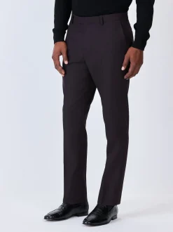 Next Rouge bordeaux - Coupe sur mesure - Pantalon de costume de smoking New