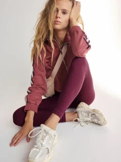 Next - Côtelé sans couture Taille haute Leggings Rouge bordeaux Online