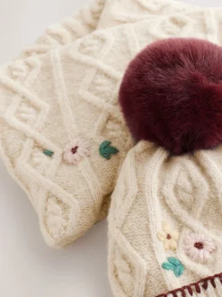 Next Rouge bordeaux - Ensemble bonnet et snoods (1-16ans) (1-16ans) Best