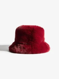 Friends Like These Rouge bordeaux - Chapeau en fausse fourrure New