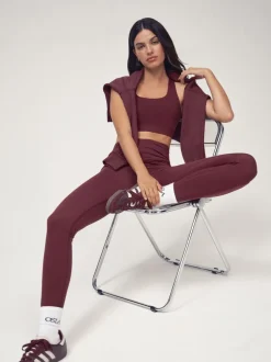 OSIA Rouge bordeaux - Legging taille Signature Outlet