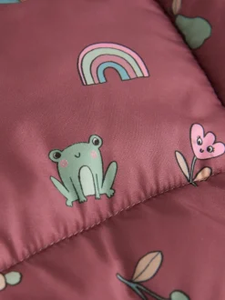 Next Rouge bordeaux - Manteau Résistant à la douche doublé de fausse fourrure (3mois-7ans) Discount