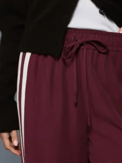 Next Rouge bordeaux - Pantalon large à bande latérale Sale