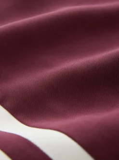 Next Rouge bordeaux - Pantalon large à bande latérale Sale